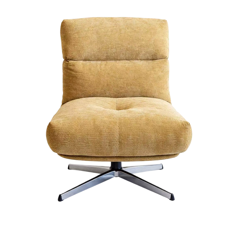 Vải Hiện Đại Ghế Xoay Phòng Khách Sang Trọng Khung Kim Loại Đơn Phòng Chờ Ghế Sofa Nội Thất Phòng Khách